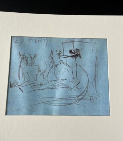 pablo-picasso-horse-ltd-edition-lithograph-guernica-custom-frame-9085.jpg