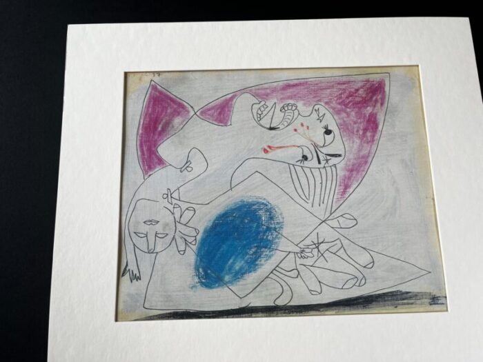 pablo picasso lithograph guernica prepatory study ltd ed 89199 2044