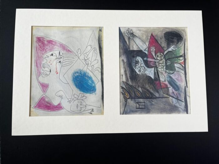 pablo picasso lithograph guernica prepatory study ltd ed 89199 2091