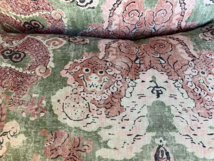 pair of custom chinoiserie printed pillows 5167