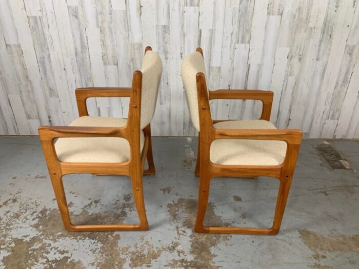 pair of danish modern style armchairs 1376