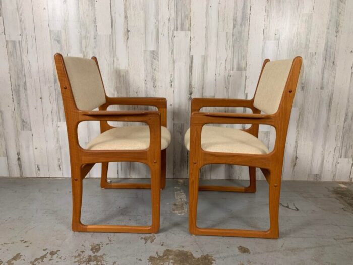 pair of danish modern style armchairs 2565