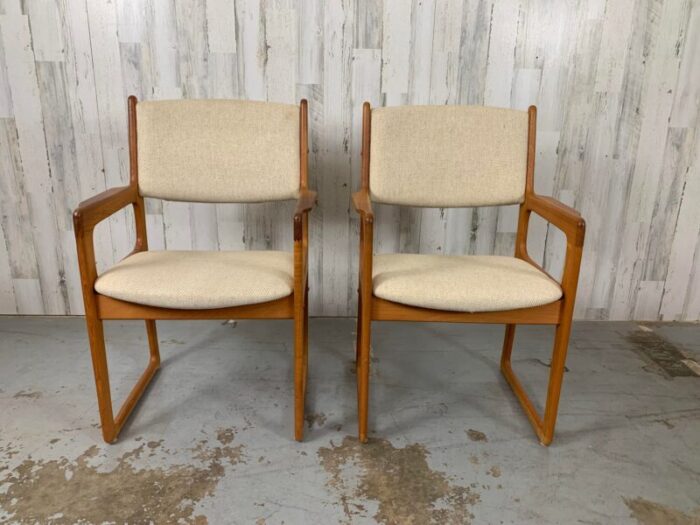 pair of danish modern style armchairs 4335