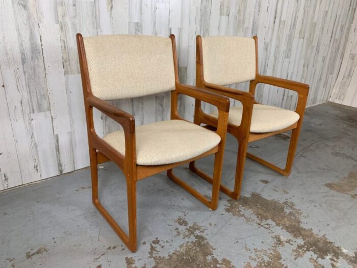 pair of danish modern style armchairs 4753