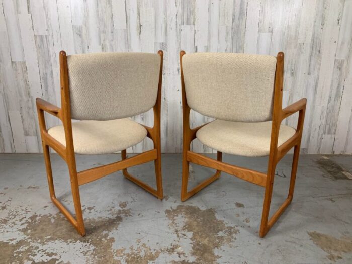 pair of danish modern style armchairs 6890