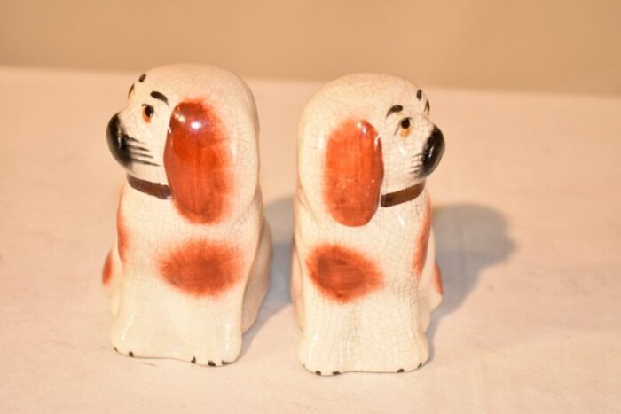 pair of small staffordshire dogs circa 1970 9612