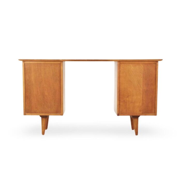 paul mccobb planner group model 1561 vintage mid century modern double pedestal desk c 1950s 6936