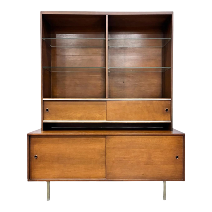 paul mccobb vintage mid century modern perimeter group hutch and planner group buffet c 1950s 0033