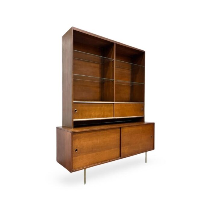 paul mccobb vintage mid century modern perimeter group hutch and planner group buffet c 1950s 4315