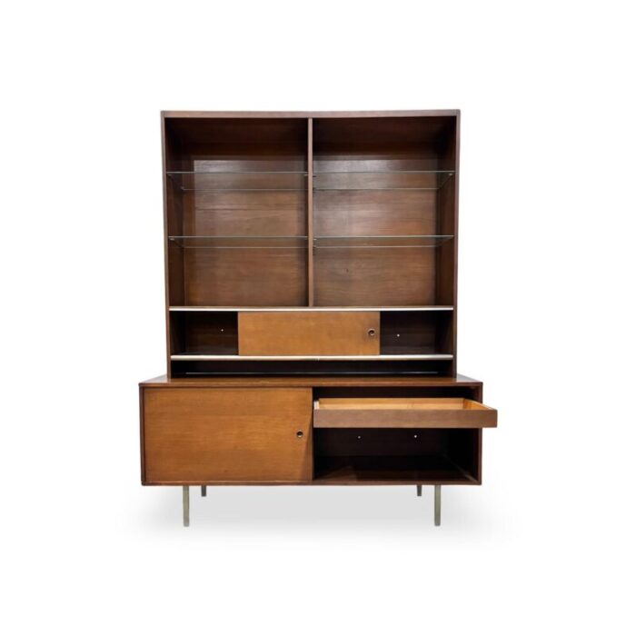 paul mccobb vintage mid century modern perimeter group hutch and planner group buffet c 1950s 6386