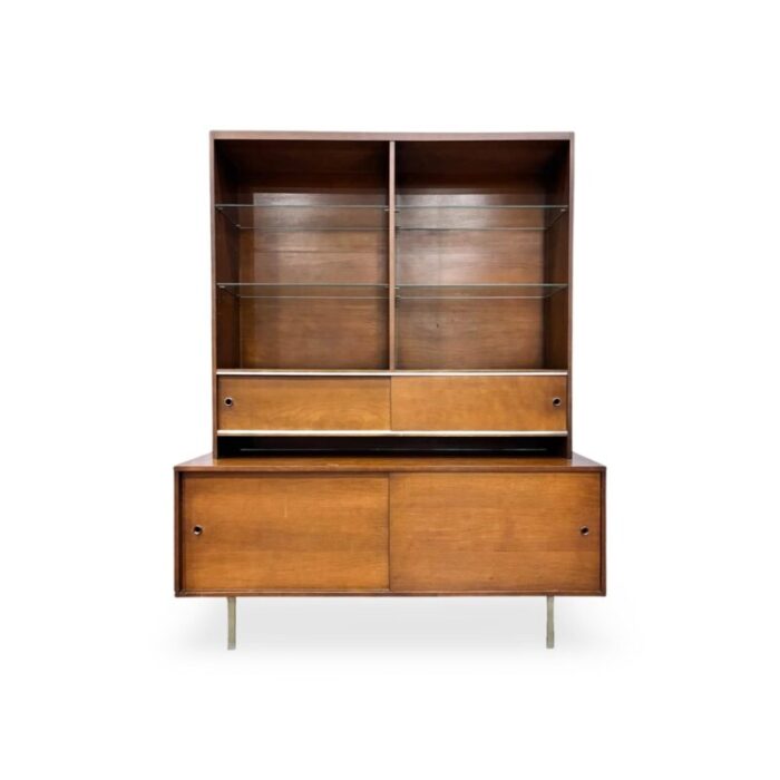 paul mccobb vintage mid century modern perimeter group hutch and planner group buffet c 1950s 6827