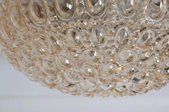 petite 1960s helena tynell bubble glass flush mount for limburg 6206