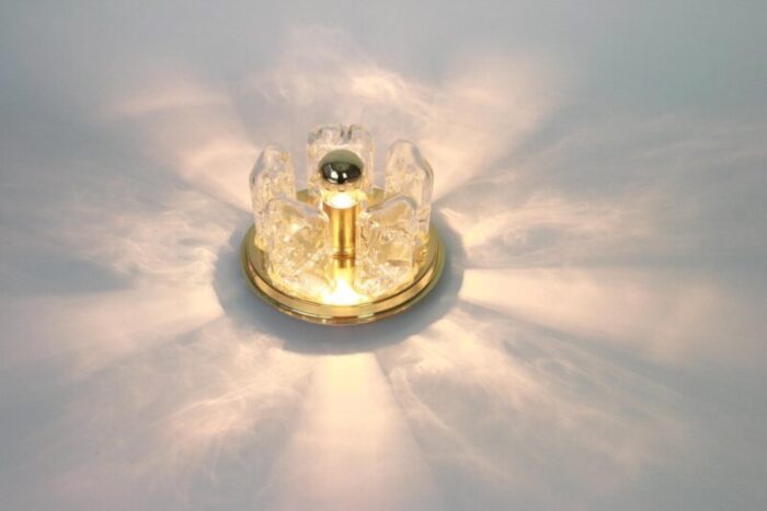 petite german murano glass sconce wall light from doria 1960s 2