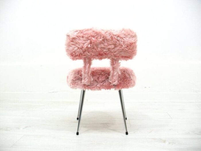 pink pelfran chair france 1970s 0770