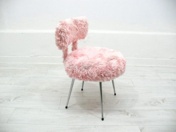 pink pelfran chair france 1970s 6385