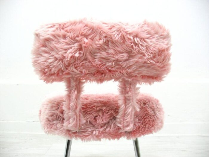 pink pelfran chair france 1970s 9428