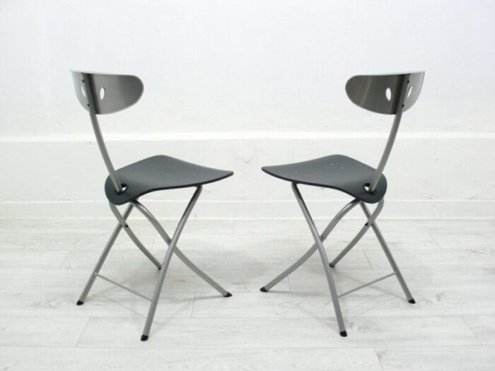 piu side chairs from bonaldo 1990s set of 2 1369