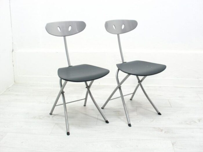 piu side chairs from bonaldo 1990s set of 2 3004