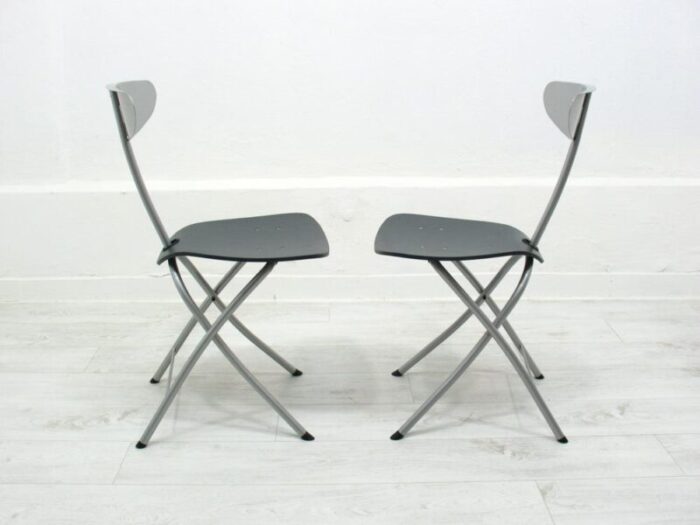 piu side chairs from bonaldo 1990s set of 2 5597