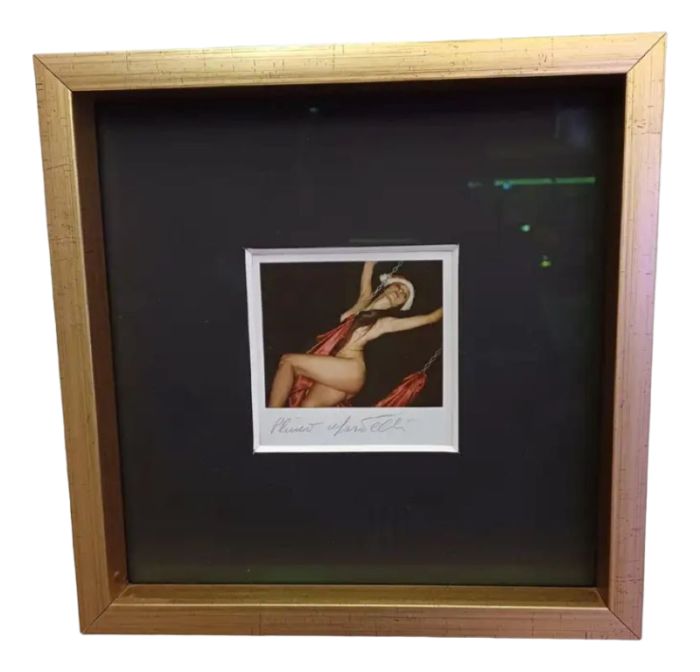 plinio martelli polaroid 1990s photographic print framed 9825