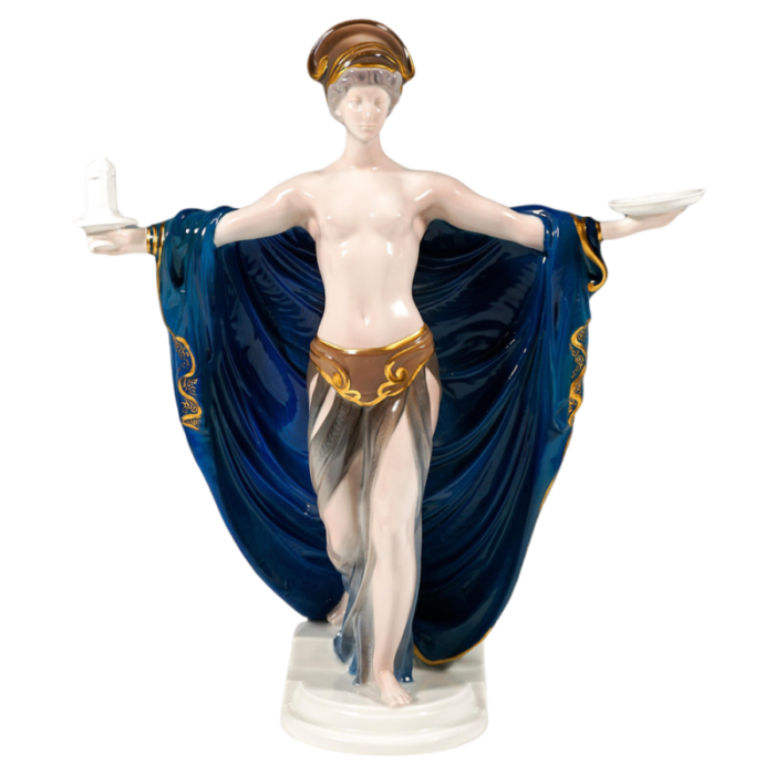 porcelain figurine temple dedication attributed to liebermann rosenthal selb germany 1890s 3304