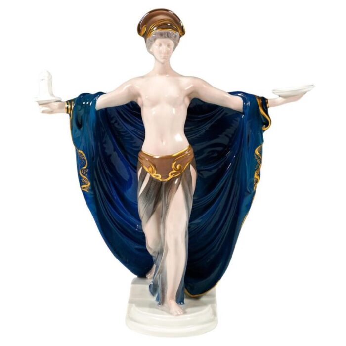 porcelain figurine temple dedication attributed to liebermann rosenthal selb germany 1890s 8413