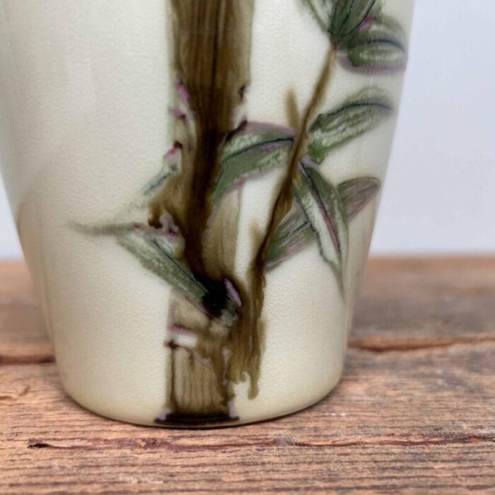 porcelain ikebana flower vase 1960s 0515