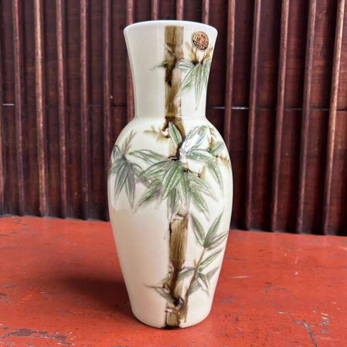 porcelain ikebana flower vase 1960s 2730