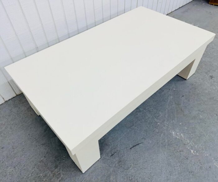 post modern karl springer style coffee table 2223