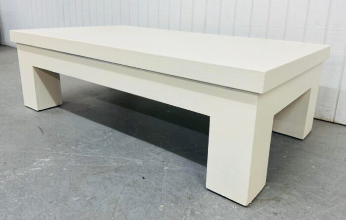 post modern karl springer style coffee table 4310