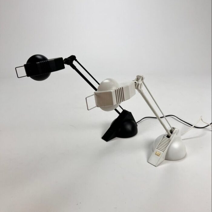 postmodern desk lamps 1980s set of 2 10