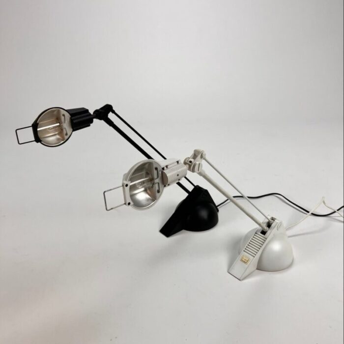 postmodern desk lamps 1980s set of 2 4