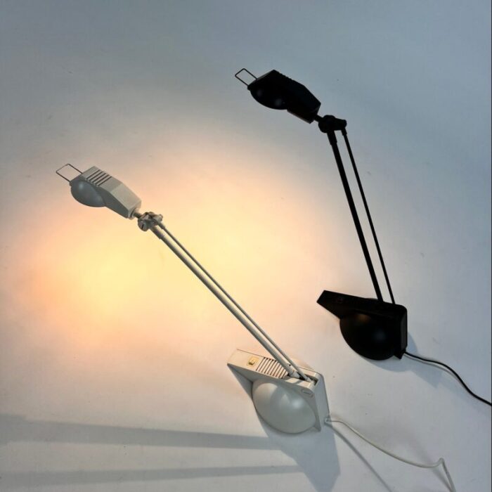 postmodern desk lamps 1980s set of 2 7