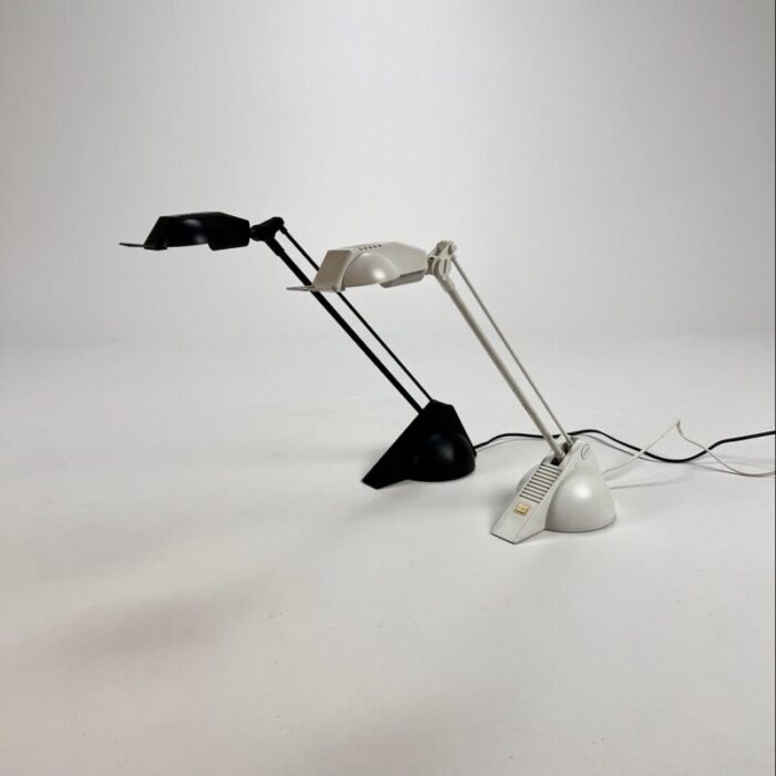 postmodern desk lamps 1980s set of 2 8