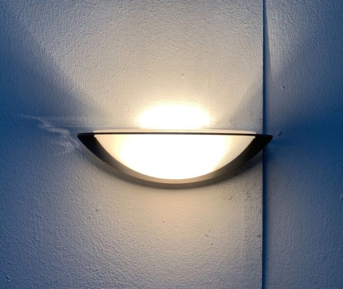 postmodern german space age wall lamps from glashuette limburg set of 2 11