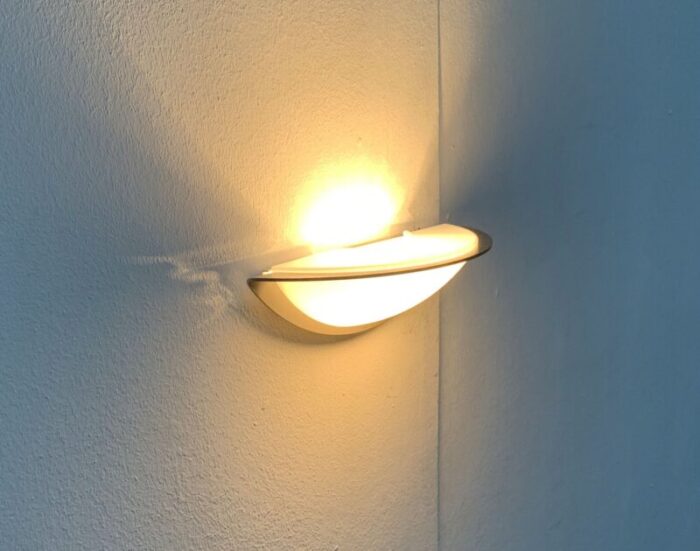 postmodern german space age wall lamps from glashuette limburg set of 2 23