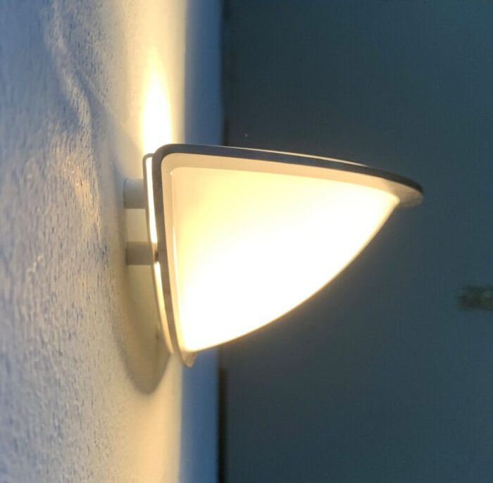 postmodern german space age wall lamps from glashuette limburg set of 2 34