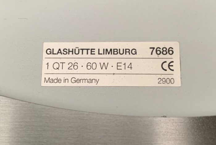 postmodern german space age wall lamps from glashuette limburg set of 2 47