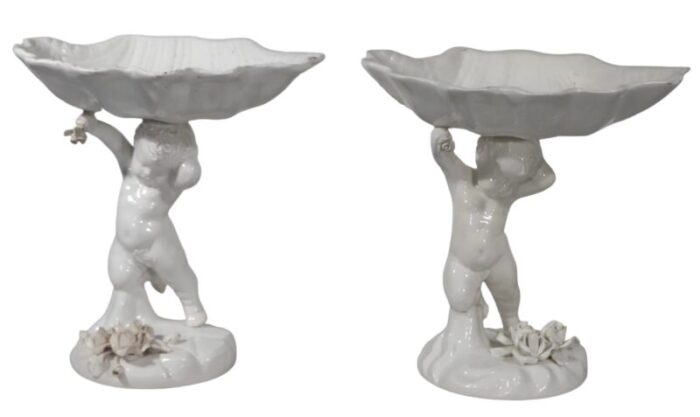 pr ceramic cupid form compotes made in italy 7441