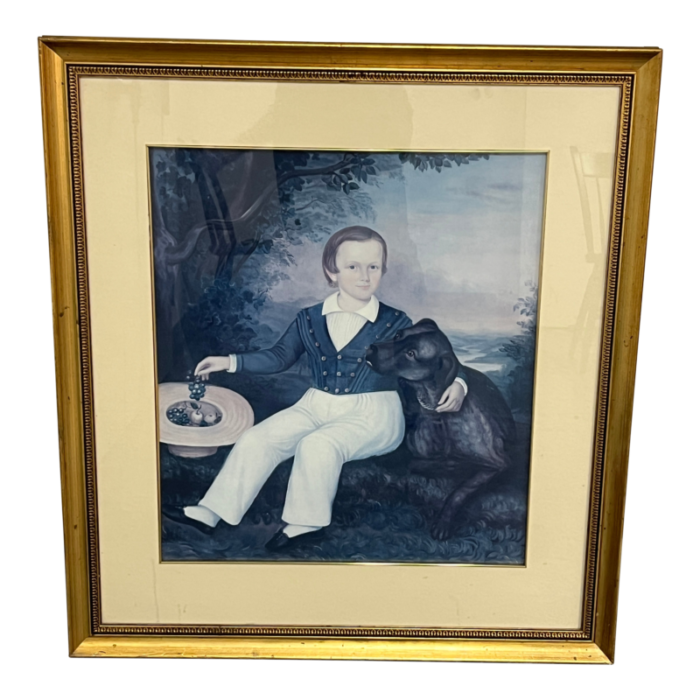 replica oil painting portrait of jasper raymond rand 1844 of joseph whiting stock 0000