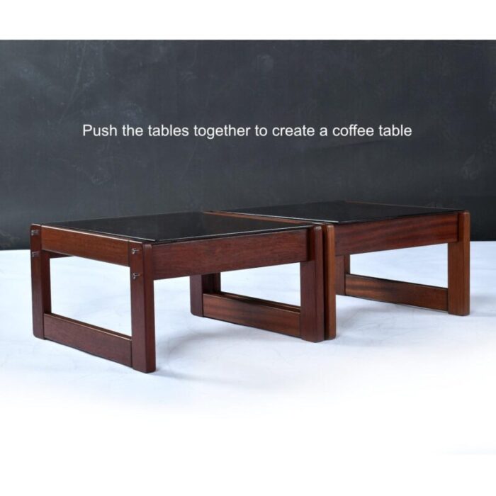 rosewood modern side tables 1970s master