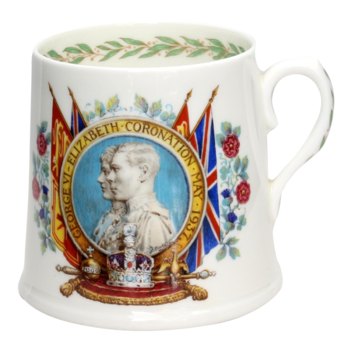 royal doulton king george vi coronation porcelain mug 9505