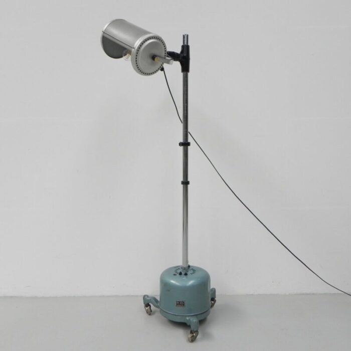 russian industrial heat lamp converted to a floor lamp 19