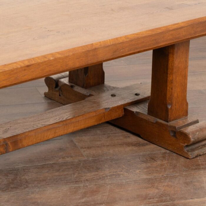 rustic french oak coffee table circa 1950 2570