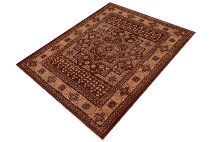 rustic heriz ziegler brown tan hand knotted rug 80 x 910 4735