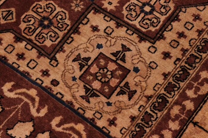 rustic heriz ziegler brown tan hand knotted rug 80 x 910 5102