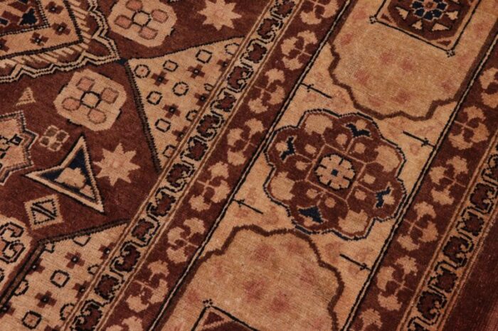 rustic heriz ziegler brown tan hand knotted rug 80 x 910 7227