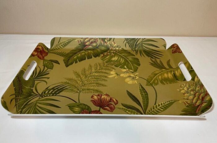 saks fifth avenue fern and floral melamine butlers tray display tray 215 x 155 1322