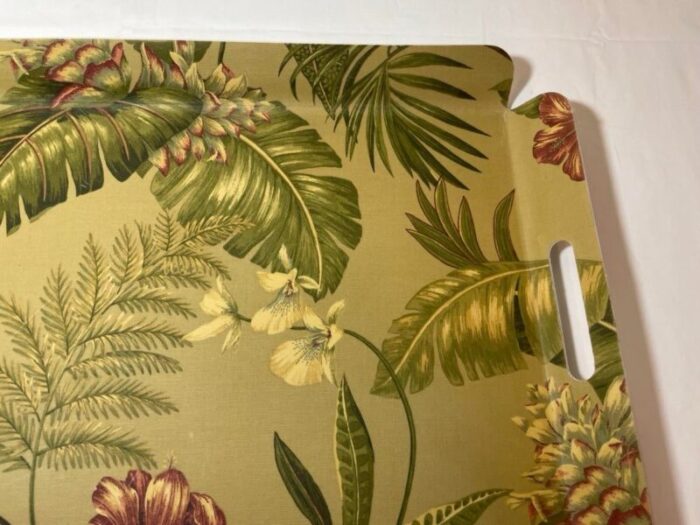 saks fifth avenue fern and floral melamine butlers tray display tray 215 x 155 4465