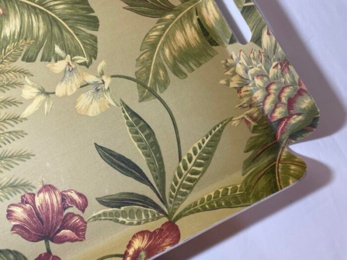 saks fifth avenue fern and floral melamine butlers tray display tray 215 x 155 8875